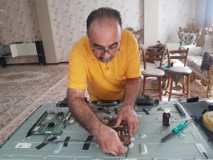 تعمیر تلویزیون ال جی در منزل قزوین