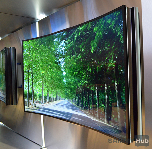 تلویزیون سامسونگ منحنی با صفحه نمایش 4K Ultra HD